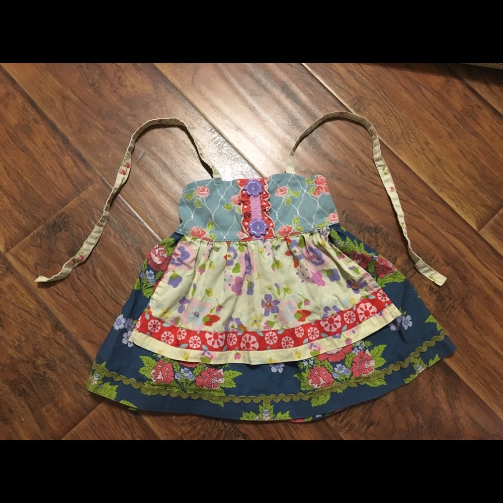 Matilda Jane halter tie top, size 2